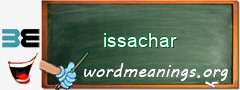 WordMeaning blackboard for issachar